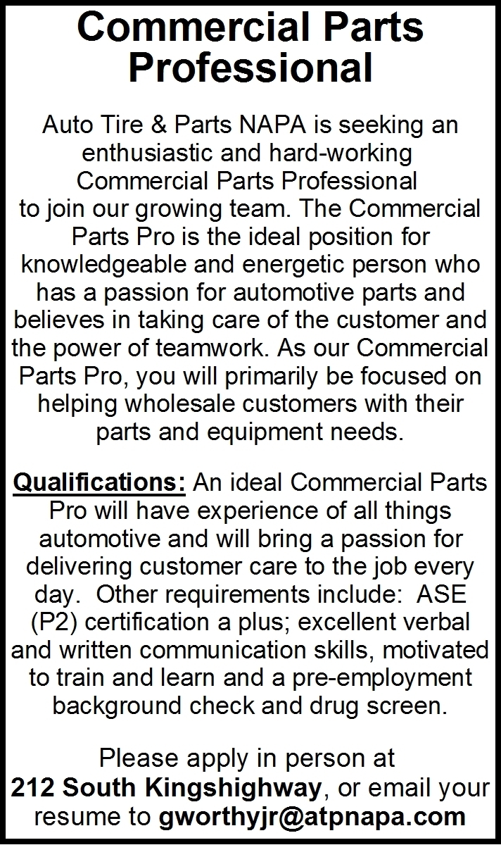 Commerical Parts Professional, Auto Tire & Parts NAPA, Cape Girardeau, MO