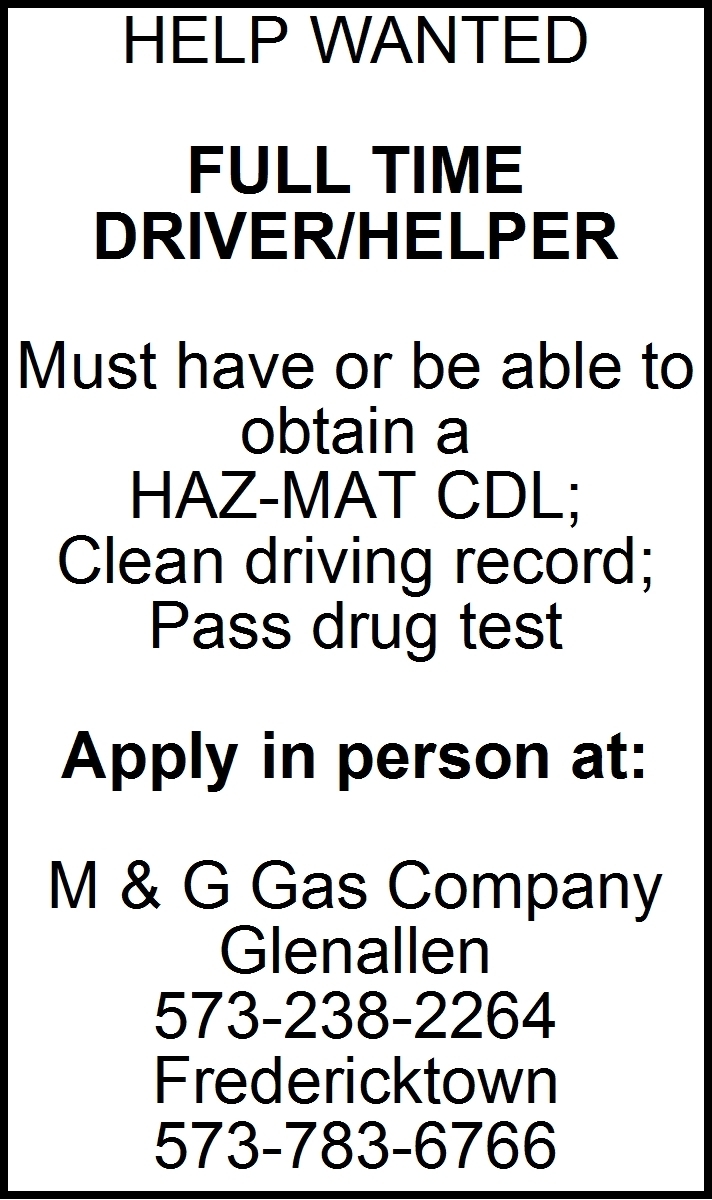 driver-helper-m-g-gas-company