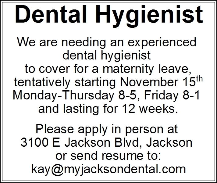 Dental Hygienist, Jackson Dental, Jackson, MO