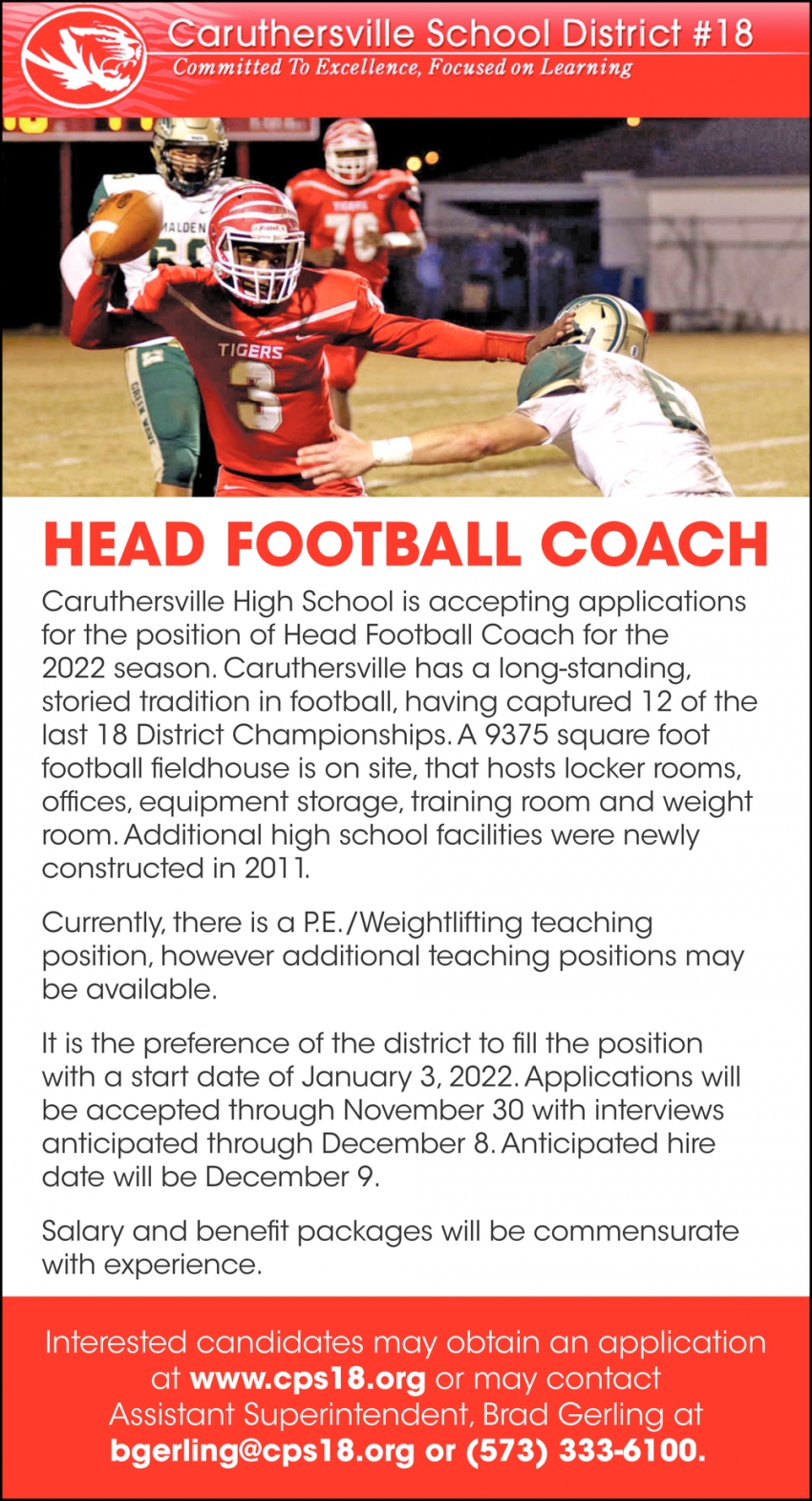 Head Football Coach Jobs: Responsibilities, Qualifications, and Success Tips