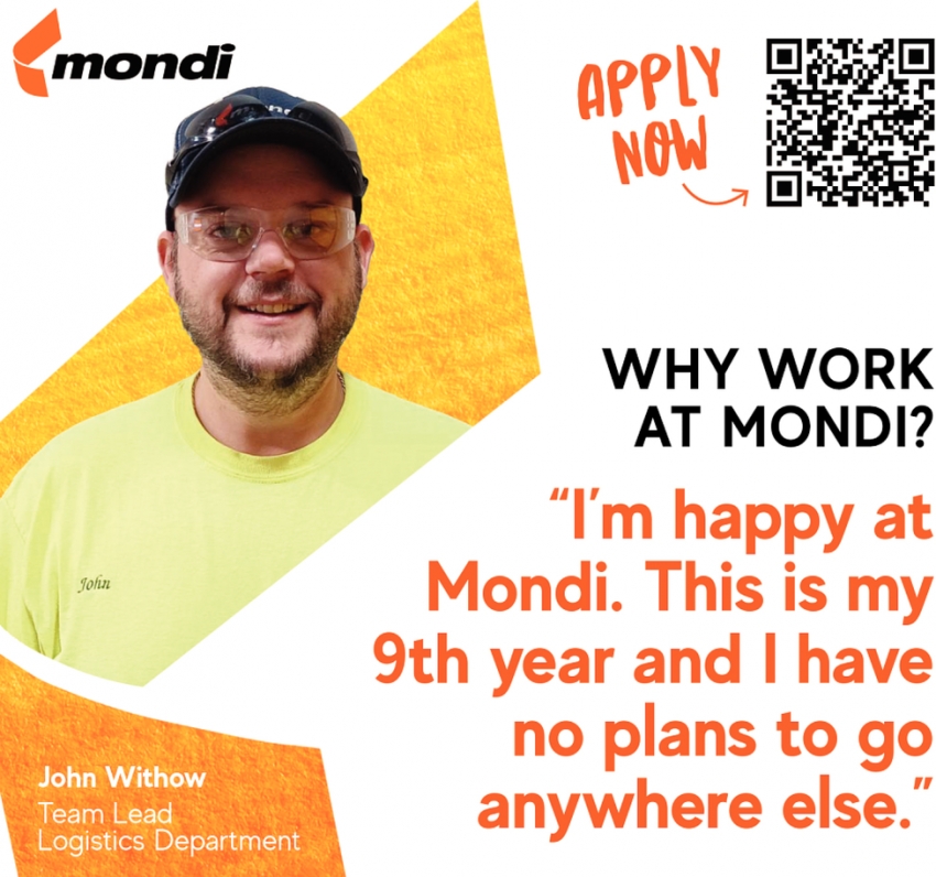 Why Work at Mondi?, Mondi Jackson LLC, Jackson, MO