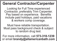 General Contractor Carpenter All American Kitchen Bath