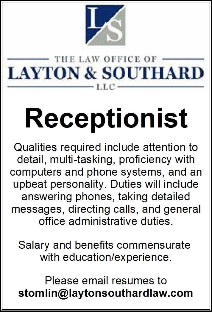 receptionist-layton-southard-llc-cape-girardeau-mo