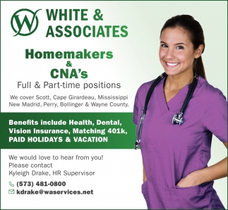 Homemakers & CNA's, White & Associates